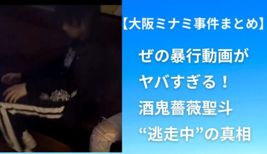 ぜの暴行動画がヤバすぎる！酒鬼薔薇聖斗“逃走中”の真相と6人の現在を徹底解説【大阪ミナミ事件まとめ】